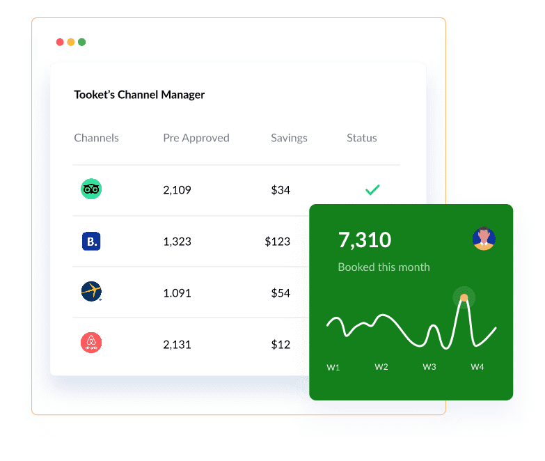 Tokeet Channel Manager Integrations for Vacation Rentals